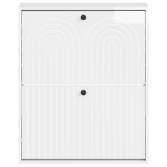 vidaXL Wall-Mounted Shoe Cabinet ALKMAAR 71 x 17 x 86 cm 4