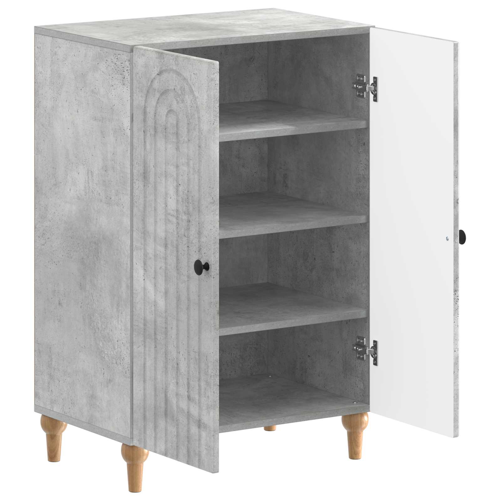 vidaXL Shoe Cabinet ALKMAAR 59.5 x 39.5 x 90 cm Engineered Wood 3