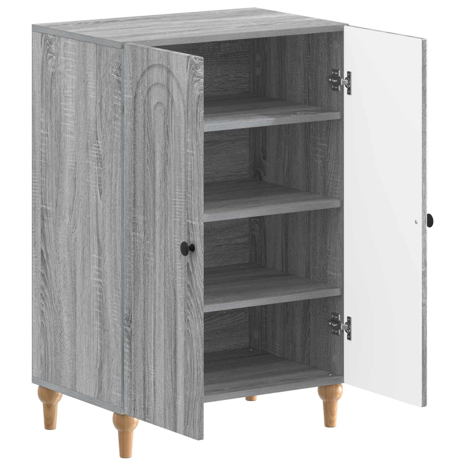 vidaXL Shoe Cabinet ALKMAAR 59.5 x 39.5 x 90 cm Engineered Wood 3