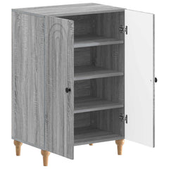 vidaXL Shoe Cabinet ALKMAAR 59.5 x 39.5 x 90 cm Engineered Wood 3