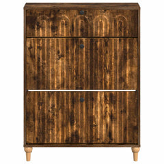 vidaXL Shoe Cabinet ALKMAAR 78 x 24 x 103 cm Engineered Wood 4