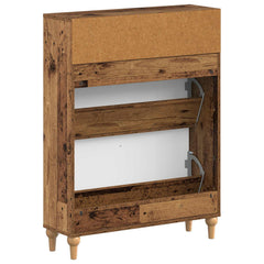 vidaXL Shoe Cabinet ALKMAAR 78 x 24 x 103 cm Engineered Wood Old Wood 6