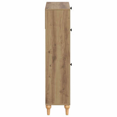 vidaXL Shoe Cabinet ALKMAAR 78 x 24 x 103 cm Engineered Wood 5