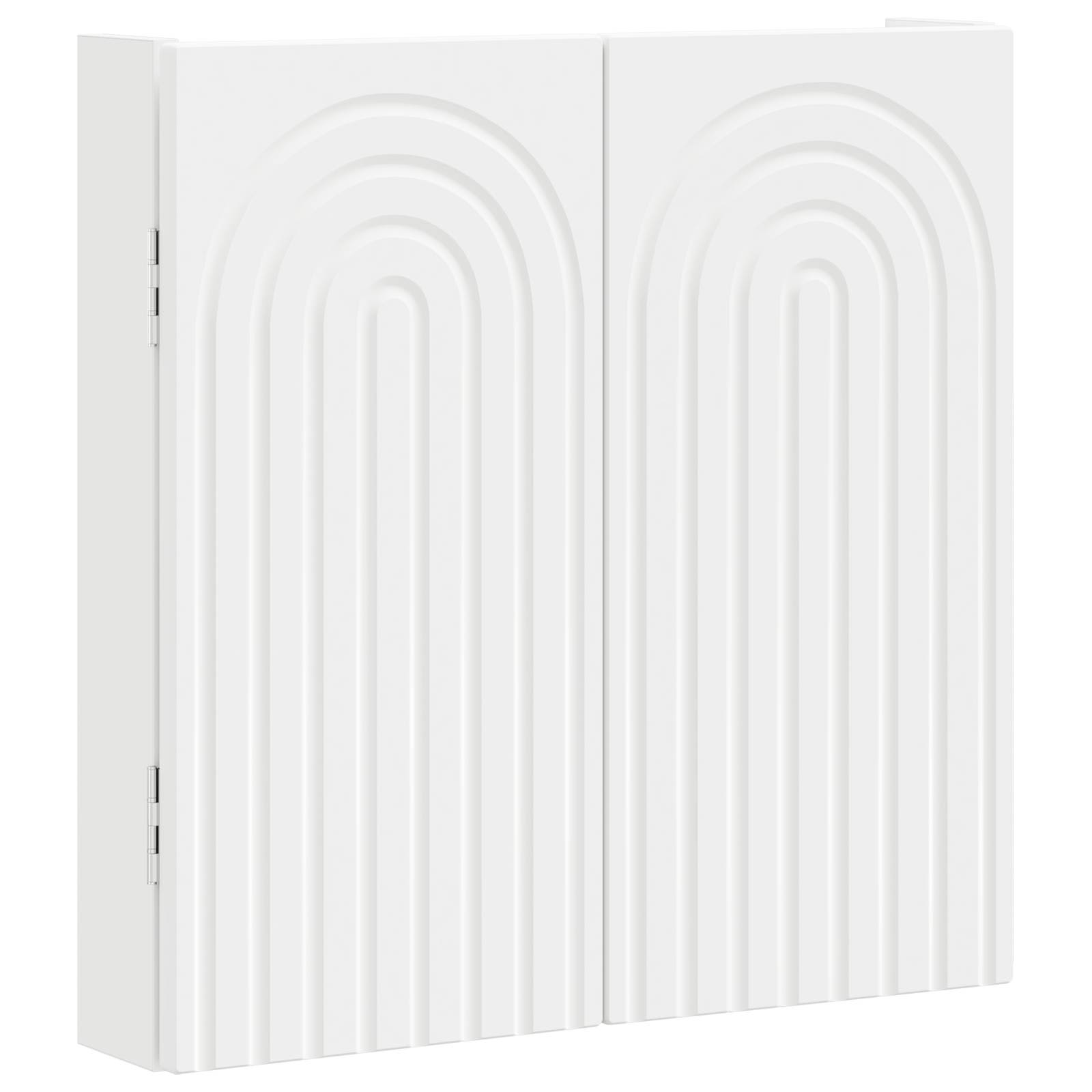 vidaXL Dartboard Cabinet ALKMAAR White 52.5 x 10.5 x 53.5 cm 4