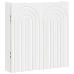 vidaXL Dartboard Cabinet ALKMAAR White 52.5 x 10.5 x 53.5 cm 4