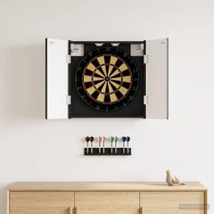 vidaXL Dartboard Cabinet DELFT Black 52.5 x 10.5 x 53.5 cm 1