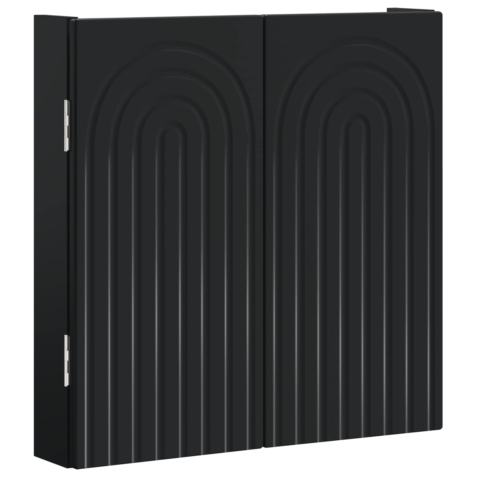 vidaXL Dartboard Cabinet ALKMAAR Black 52.5 x 10.5 x 53.5 cm 4