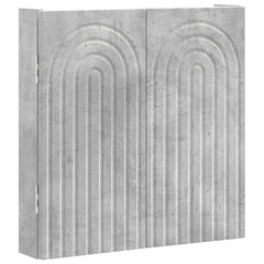 vidaXL Dartboard Cabinet ALKMAAR Concrete Grey 52.5 x 10.5 x 53.5 cm 4