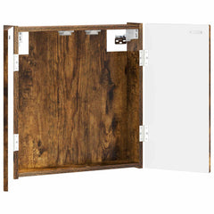 vidaXL Dartboard Cabinet ALKMAAR Smoked Oak 52.5 x 10.5 x 53.5 cm 3