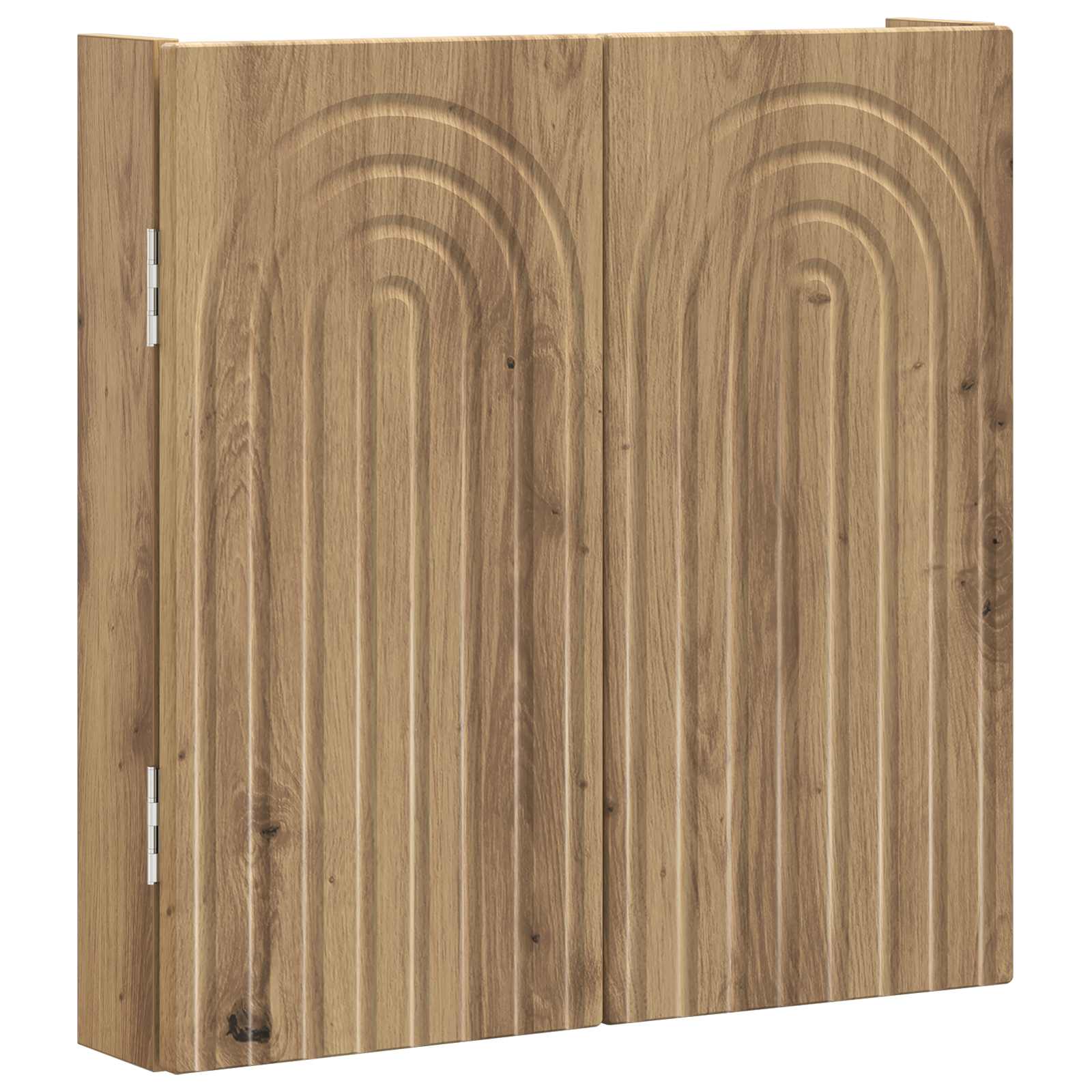 vidaXL Dartboard Cabinet ALKMAAR Artisan Oak 52.5 x 10.5 x 53.5 cm 4