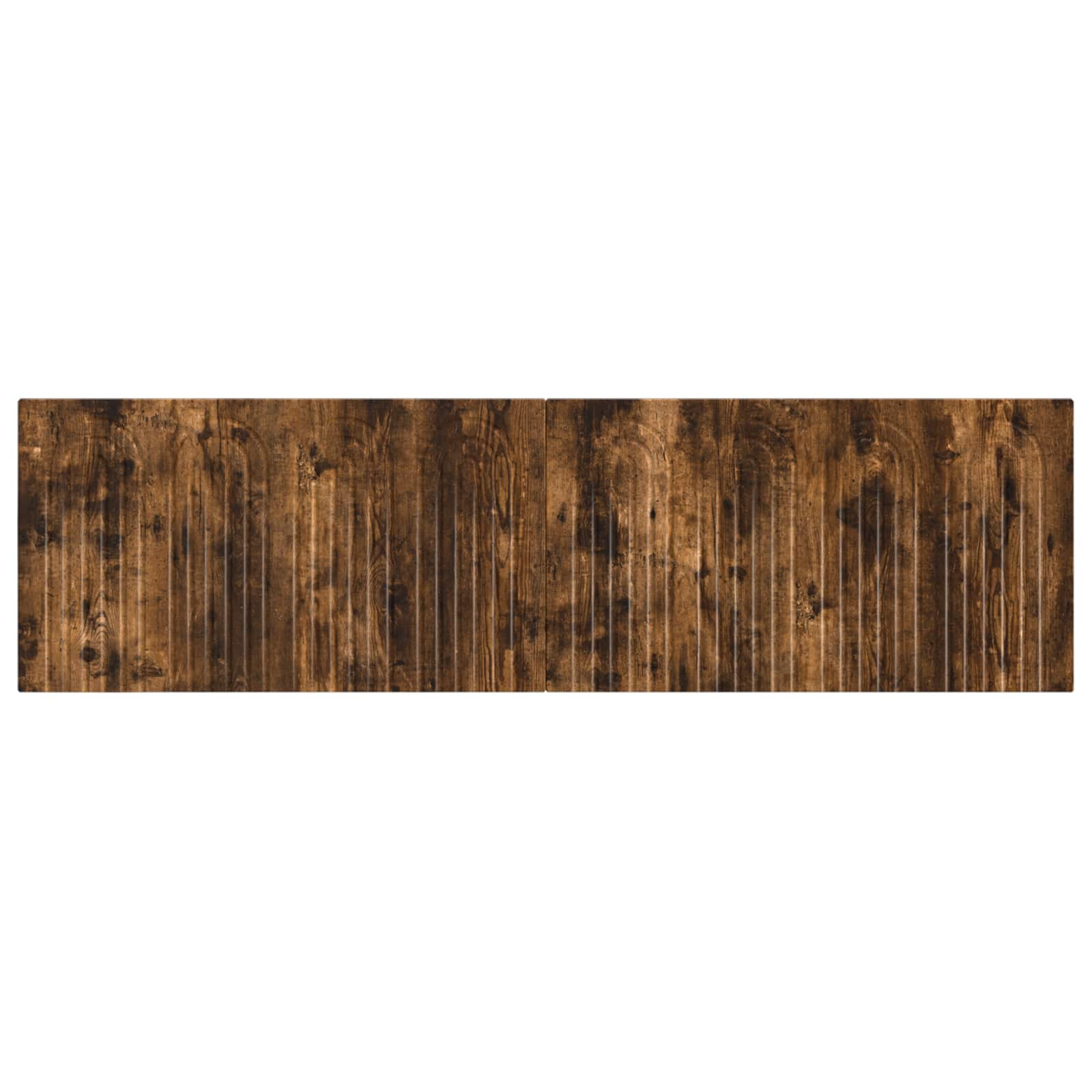 vidaXL Wall-Mounted Headboard ALKMAAR Smoked Oak Engineered Wood 3