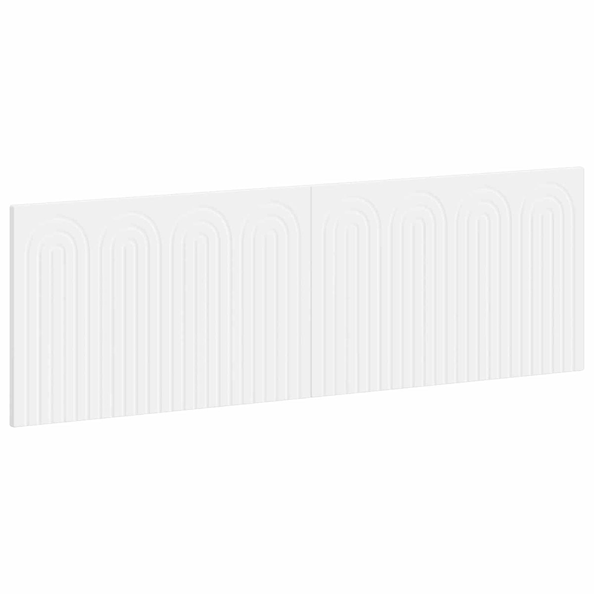 Wall-Mounted Headboard ALKMAAR Engineered Wood Width 160 cm White