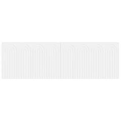 vidaXL Wall-Mounted Headboard ALKMAAR White Engineered Wood 3