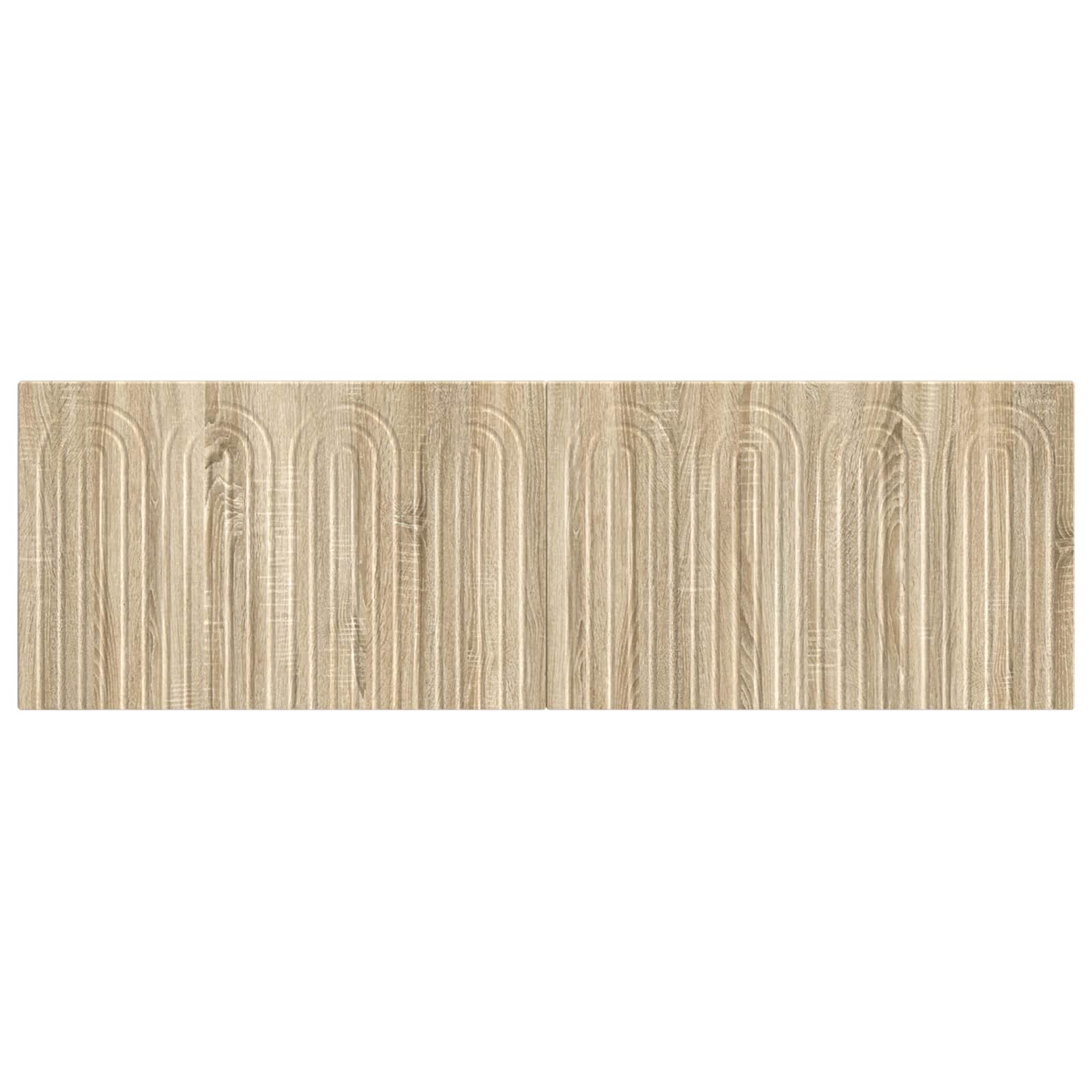 vidaXL Wall-Mounted Headboard ALKMAAR Sonoma Oak Engineered Wood 3