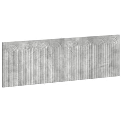 vidaXL Wall-Mounted Headboard ALKMAAR Concrete Grey Engineered Wood 2