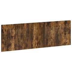 Wall-Mounted Headboard ALKMAAR Engineered Wood Width 160 cm Smoked oak