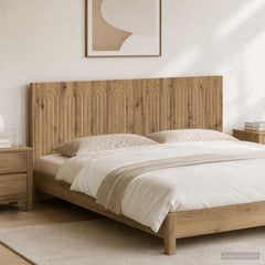vidaXL Wall-Mounted Headboard ALKMAAR Artisan Oak Engineered Wood 1