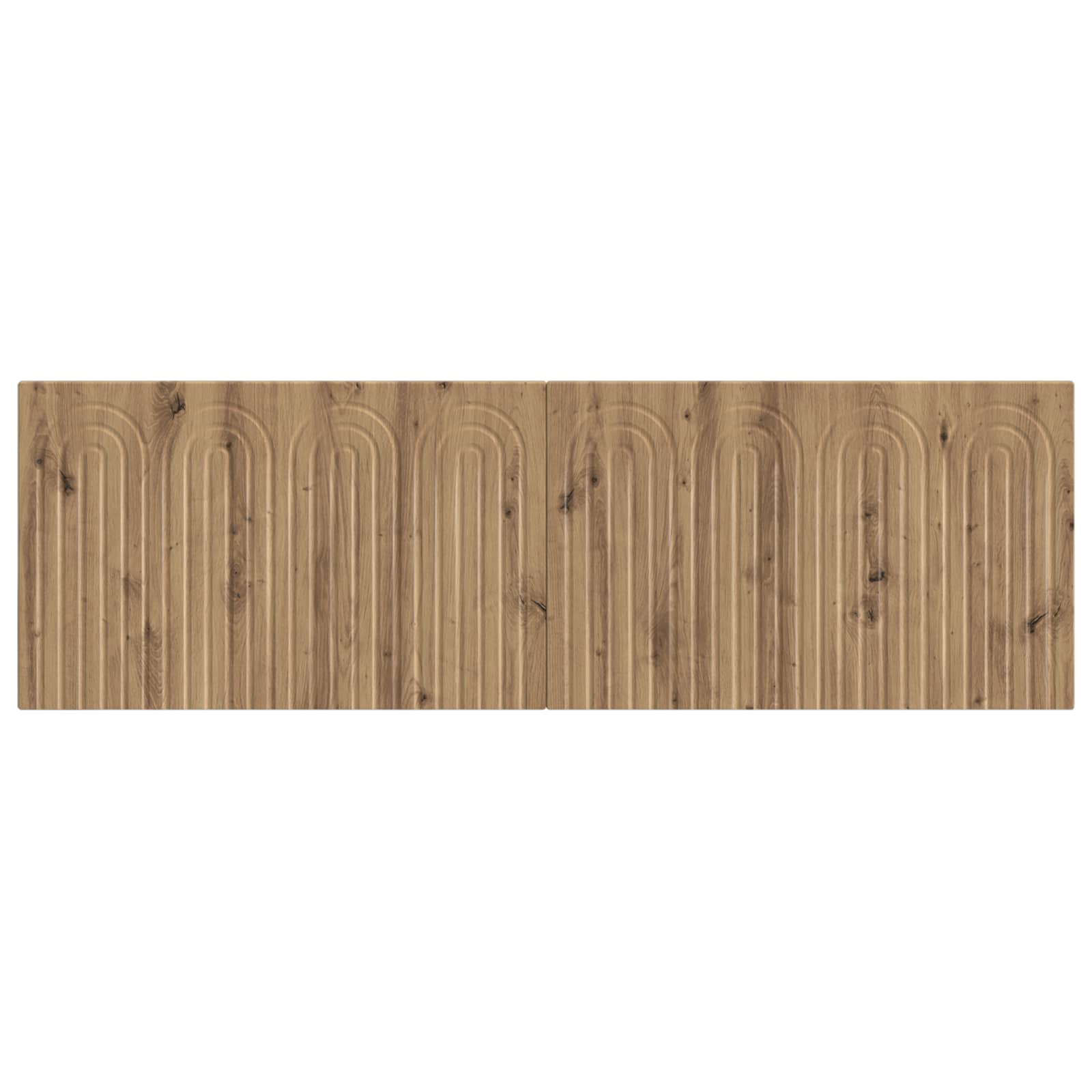 vidaXL Wall-Mounted Headboard ALKMAAR Artisan Oak Engineered Wood 3