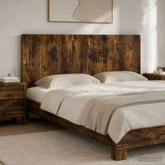 vidaXL Wall-Mounted Headboard ALKMAAR Engineered Wood Width 140 cm