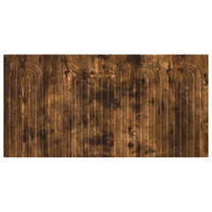 Wall-Mounted Headboard ALKMAAR Engineered Wood Width 100 cm Smoked oak