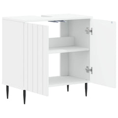 vidaXL Bathroom Sink Cabinet ZWOLLE White 59.5 x 31.5x 59 cm 3