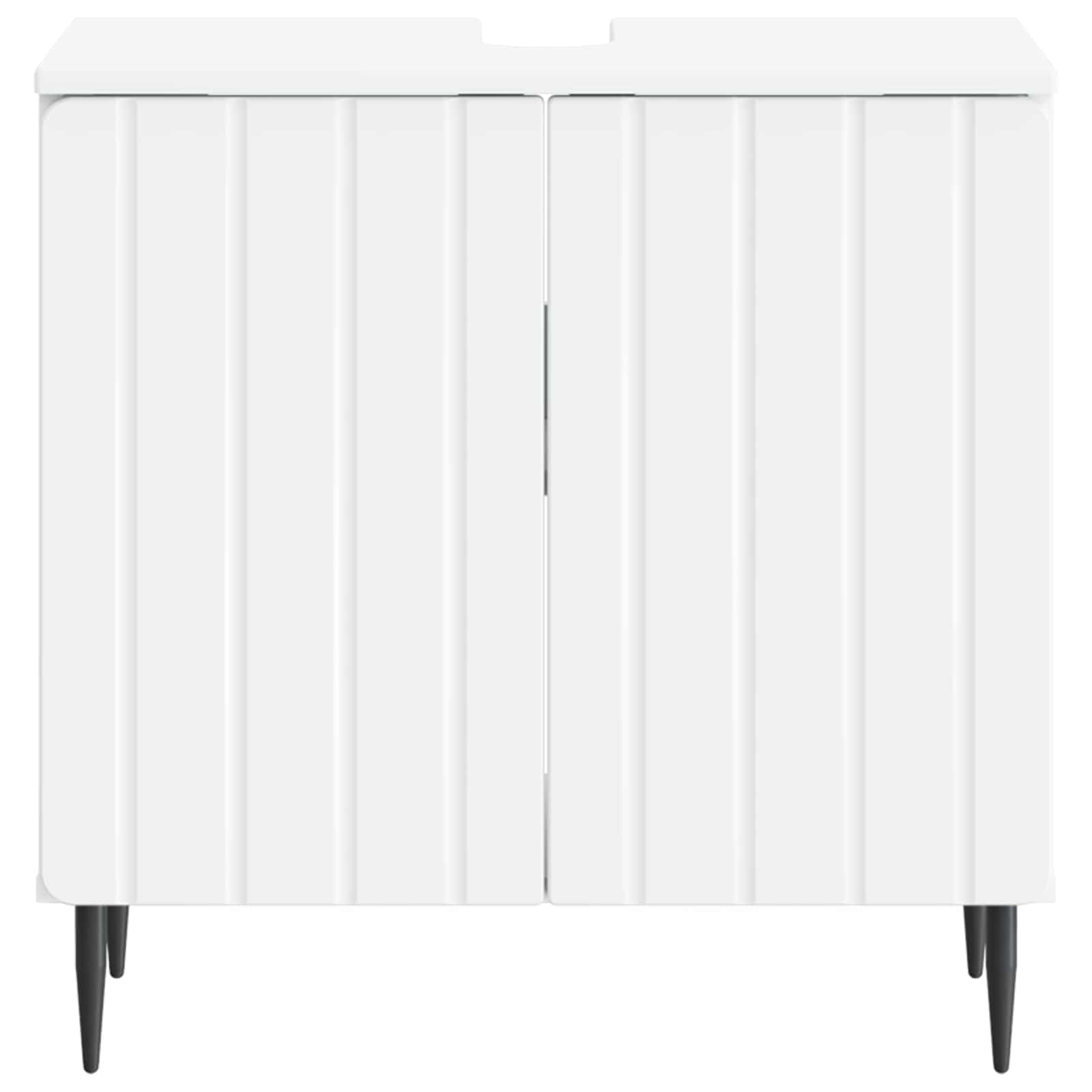 vidaXL Bathroom Sink Cabinet ZWOLLE White 59.5 x 31.5x 59 cm 4