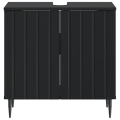 vidaXL Bathroom Sink Cabinet ZWOLLE Black 59.5 x 31.5x 59 cm 4