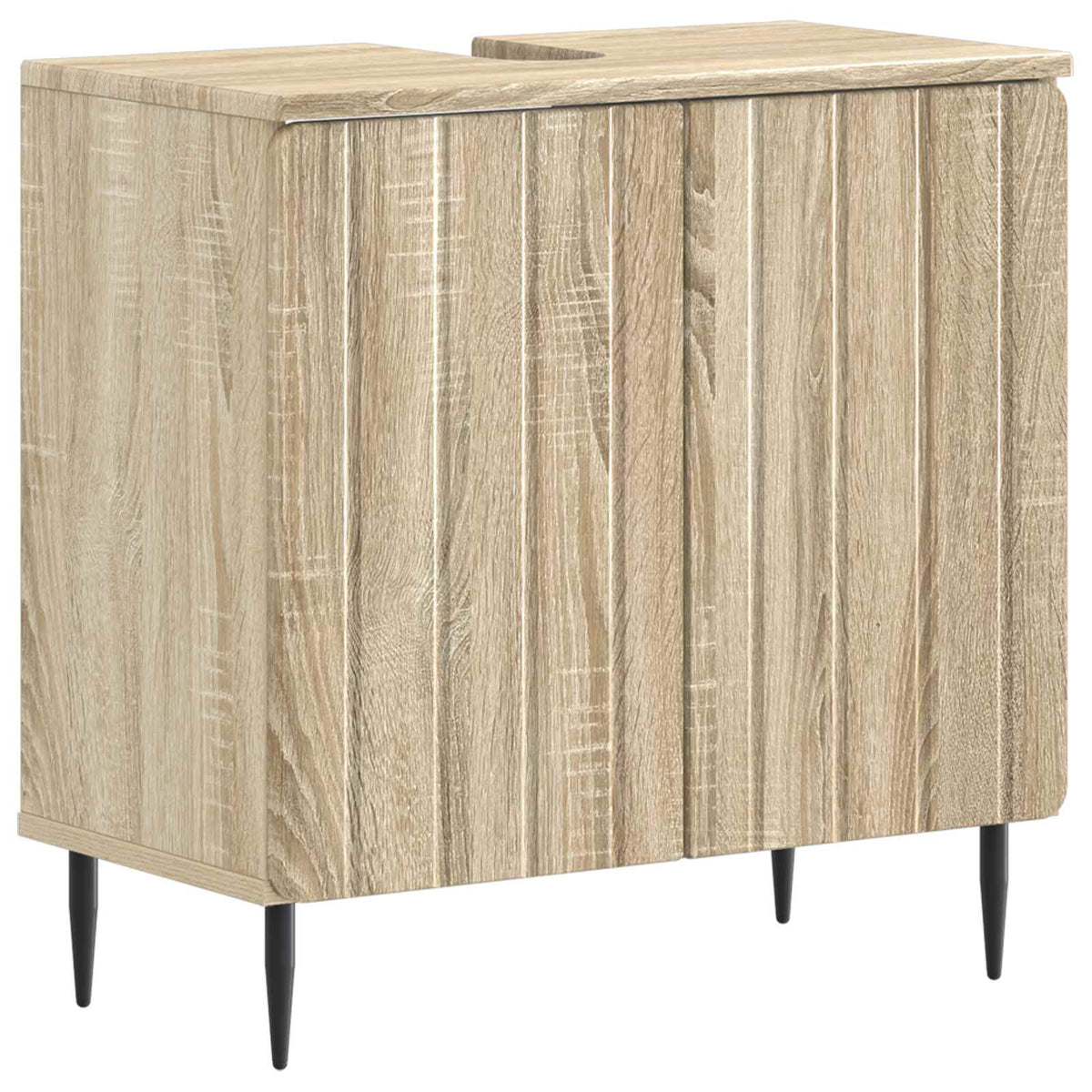 Bathroom Sink Cabinet ZWOLLE 59.5 x 31.5x 59 cm Sonoma oak