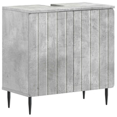 vidaXL Bathroom Sink Cabinet ZWOLLE Concrete Grey 59.5 x 31.5x 59 cm 2