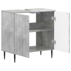 vidaXL Bathroom Sink Cabinet ZWOLLE Concrete Grey 59.5 x 31.5x 59 cm 3