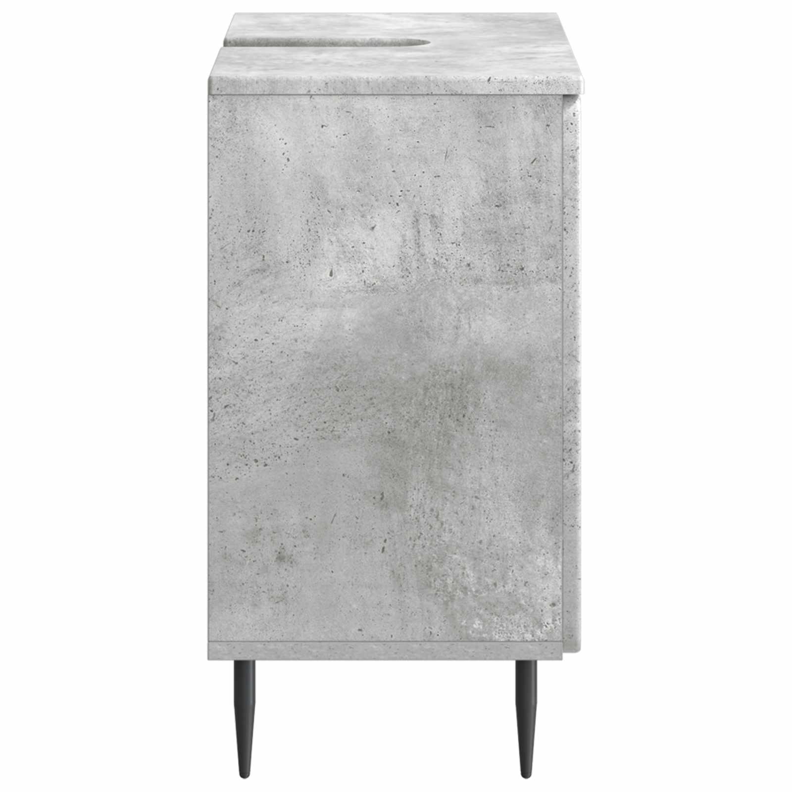 vidaXL Bathroom Sink Cabinet ZWOLLE Concrete Grey 59.5 x 31.5x 59 cm 5
