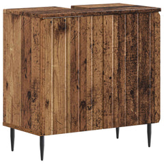 Bathroom Sink Cabinet ZWOLLE 59.5 x 31.5x 59 cm Old wood