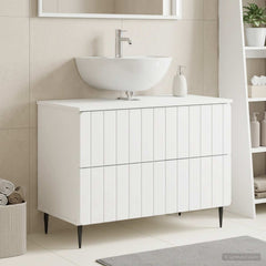 Bathroom Sink Cabinet ZWOLLE 82 x 41x 58.5 cm White