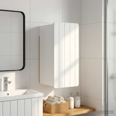 vidaXL Bathroom Wall Cabinet ZWOLLE White 30 x 31 x 63 cm 1