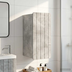 vidaXL Bathroom Wall Cabinet ZWOLLE Concrete Grey 30 x 31 x 63 cm 1