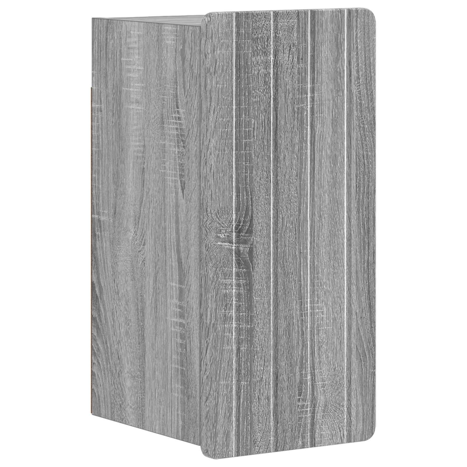 vidaXL Bathroom Wall Cabinet ZWOLLE Grey Sonoma 30 x 31 x 63 cm 2