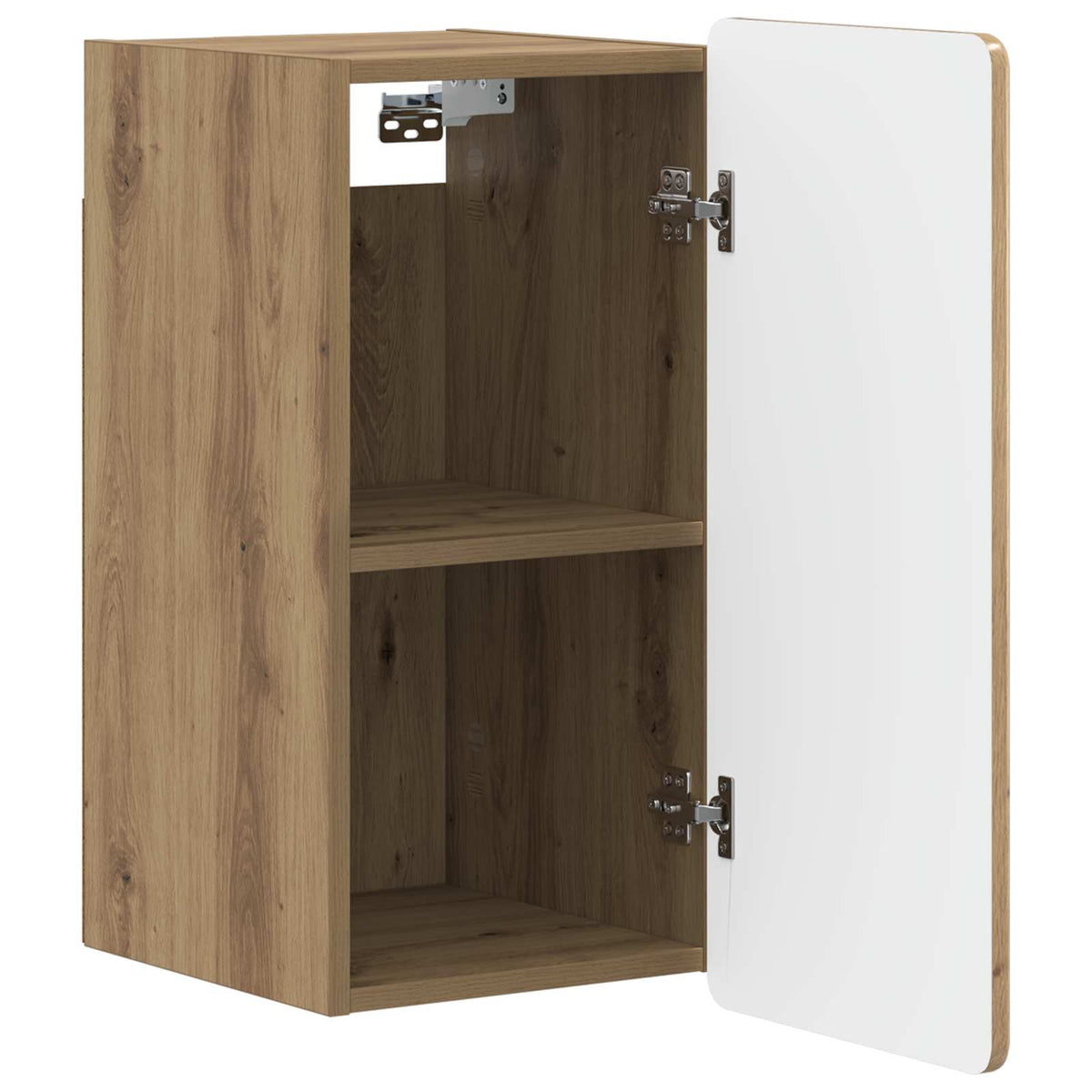 Bathroom Wall Cabinet ZWOLLE 30 x 31 x 63 cm Artisan oak