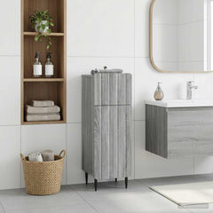 Bathroom Storage Cainet ZWOLLE 30 x 31 x 79.5 cm Grey sonoma