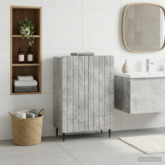 vidaXL Bathroom Storage Cainet ZWOLLE Concrete Grey 1