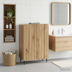 vidaXL Bathroom Storage Cainet ZWOLLE Artisan Oak 59.5 x 31 x 79.5 cm 1