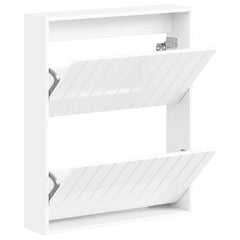 vidaXL Wall-Mounted Shoe Cabinet ZWOLLE 71 x 17 x 86 cm 3