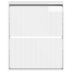 vidaXL Wall-Mounted Shoe Cabinet ZWOLLE 71 x 17 x 86 cm 4