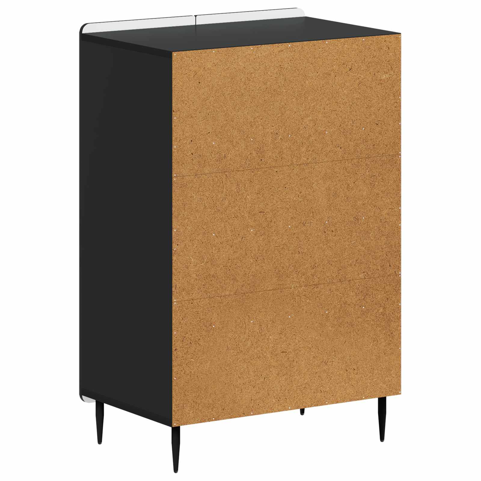 vidaXL Shoe Cabinet ZWOLLE 59.5 x 39.5 x 91.5 cm Engineered Wood Black 6