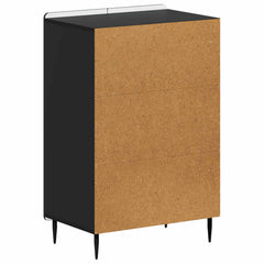 vidaXL Shoe Cabinet ZWOLLE 59.5 x 39.5 x 91.5 cm Engineered Wood Black 6