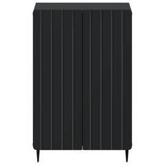 vidaXL Shoe Cabinet ZWOLLE 59.5 x 39.5 x 91.5 cm Engineered Wood Black 4