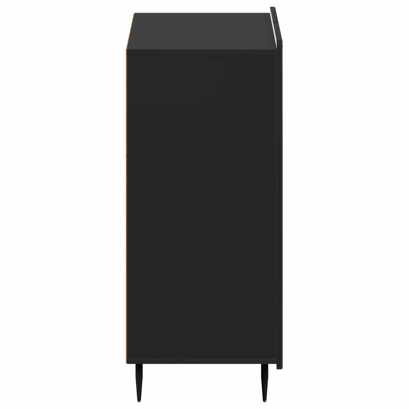 vidaXL Shoe Cabinet ZWOLLE 59.5 x 39.5 x 91.5 cm Engineered Wood Black 5