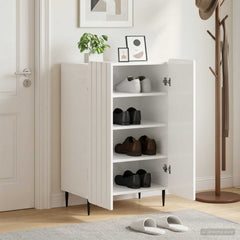 vidaXL Shoe Cabinet ZWOLLE 59.5 x 39.5 x 91.5 cm Engineered Wood 1