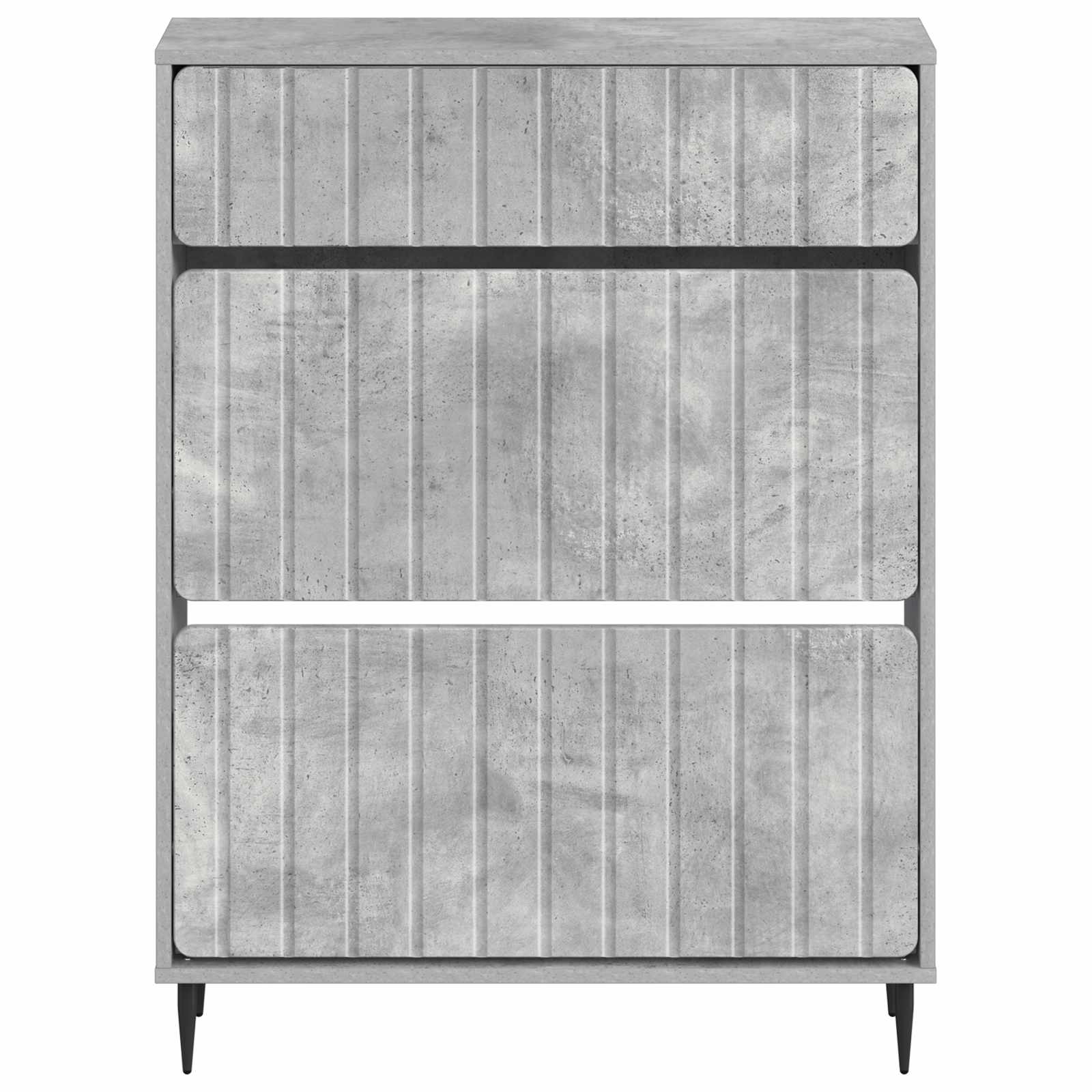 vidaXL Shoe Cabinet ZWOLLE 78 x 24 x 103 cm Engineered Wood 4