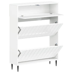 vidaXL Shoe Cabinet ZWOLLE 78 x 24 x 103 cm Engineered Wood 3