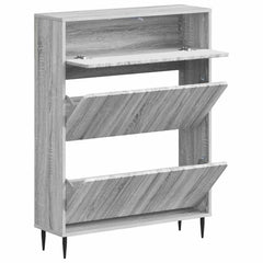 vidaXL Shoe Cabinet ZWOLLE 78 x 24 x 103 cm Engineered Wood 3